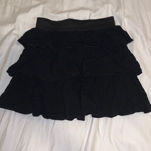Cute black skirt with ruffles